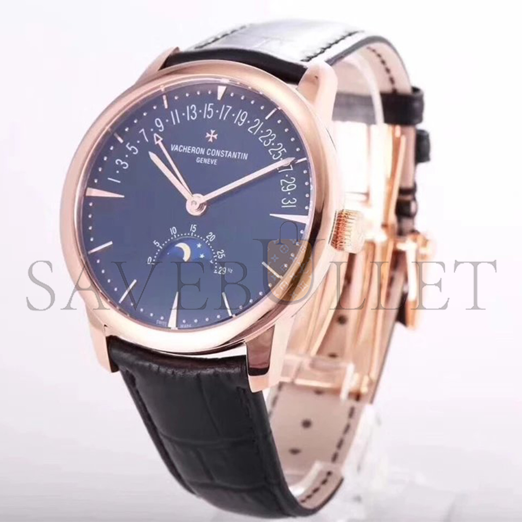 vacheron Co*sta*t*n patrimony moon phase retrograde date 42.5 mm watch 4010u/000r-b329